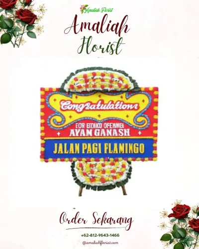 Bunga Papan Congratulation di Kalijoso